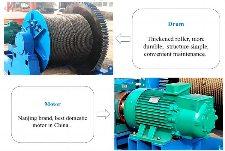 pulling winch pulling winch